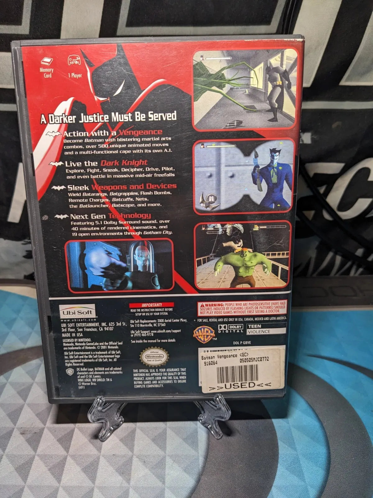 Batman: Vengeance (Nintendo GameCube, 2001) With Manual