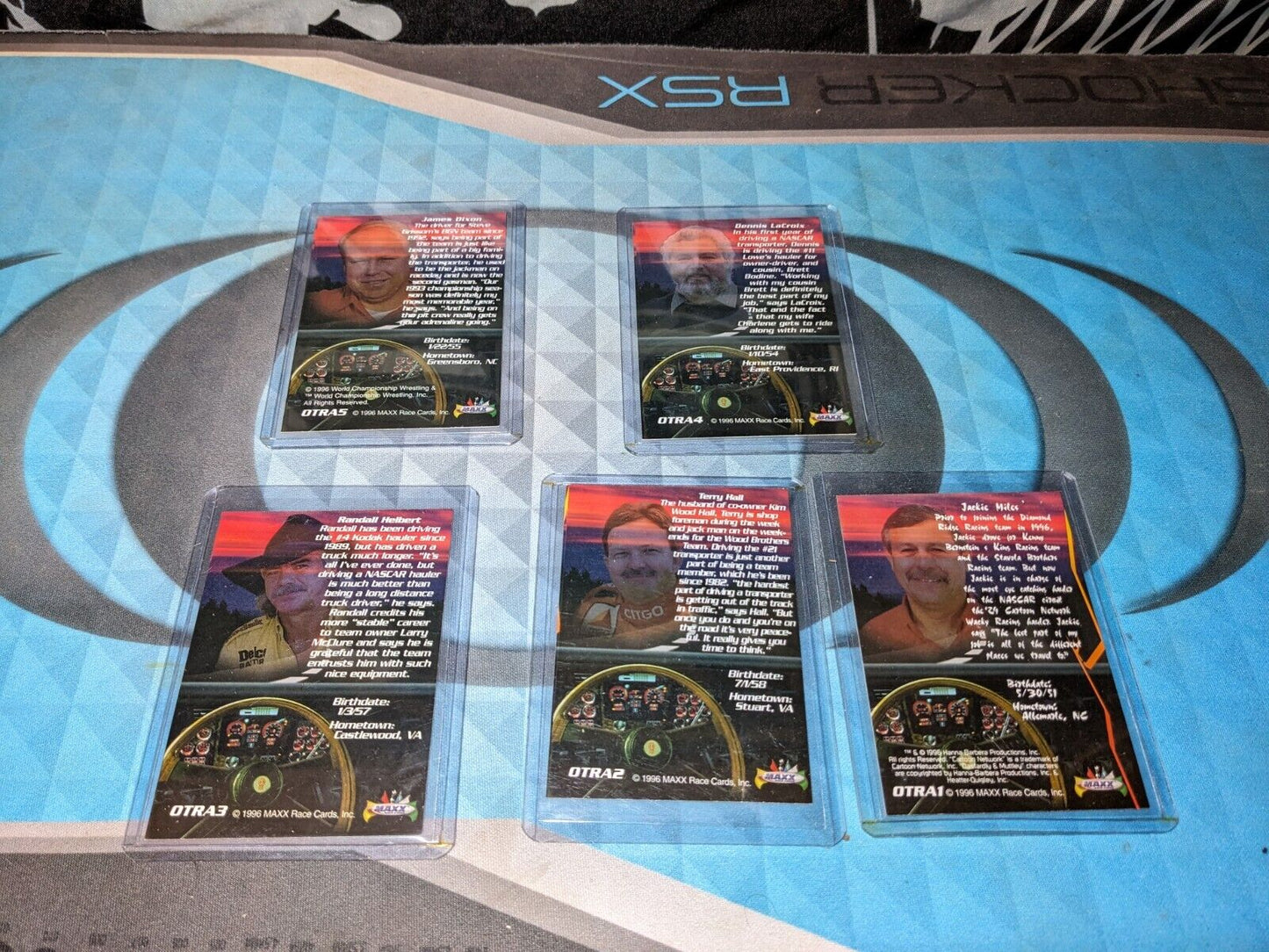 1996 Maxx Odyssey ON THE ROAD AGAIN Complete 5 card set!